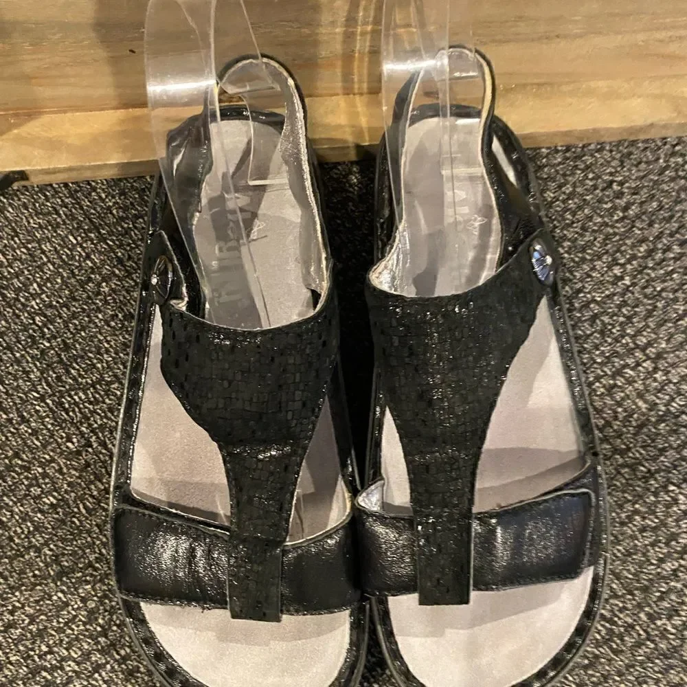 ✅Alegria Kerri Sandal Black sling back